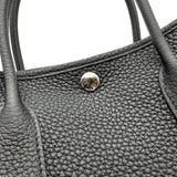 エルメス HERMES ガーデンパーティTPM G刻 ブラック シルバー金具 ネゴンダ レディース トートバッグ