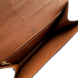 ルイ・ヴィトン LOUIS VUITTON モンソー M51187 ブラウン モノグラム/レザー レディース ショルダーバッグ
