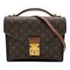 ルイ・ヴィトン LOUIS VUITTON モンソー M51187 ブラウン モノグラム/レザー レディース ショルダーバッグ