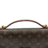 ルイ・ヴィトン LOUIS VUITTON モンソー M51187 ブラウン モノグラム/レザー レディース ショルダーバッグ