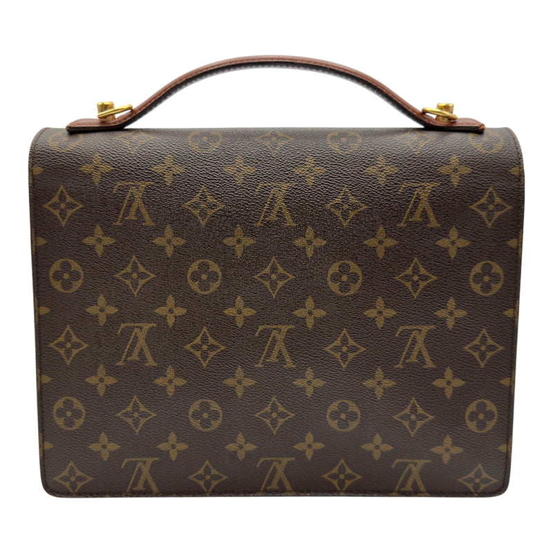 ルイ・ヴィトン LOUIS VUITTON モンソー M51187 ブラウン モノグラム