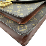 ルイ・ヴィトン LOUIS VUITTON モンソー M51187 ブラウン モノグラム/レザー レディース ショルダーバッグ