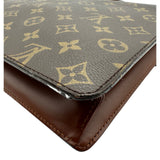ルイ・ヴィトン LOUIS VUITTON モンソー M51187 ブラウン モノグラム/レザー レディース ショルダーバッグ