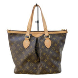ルイ・ヴィトン LOUIS VUITTON パレルモPM M40145 ブラウン モノグラムキャンバス レディース ハンドバッグ