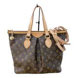 ルイ・ヴィトン LOUIS VUITTON パレルモPM M40145 ブラウン モノグラムキャンバス レディース ハンドバッグ