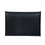 エルメス HERMES カルヴィ B刻　(2023年製) ブラック エプソン レディース カードケース