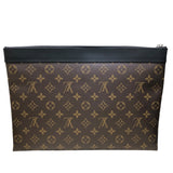 ルイ・ヴィトン LOUIS VUITTON ポシェット・ディスカバリー M69411 ブラウン PVC ユニセックス クラッチバッグ