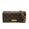ルイ・ヴィトン LOUIS VUITTON ウォレット オン チェーン･リリー M82509 ブラウン PVC レディース ショルダーバッグ