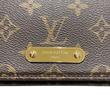 ルイ・ヴィトン LOUIS VUITTON ウォレット オン チェーン･リリー M82509 ブラウン PVC レディース ショルダーバッグ