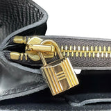 エルメス HERMES ケリートゥーゴー Y刻 ブラック ゴールド金具 ヴォーエプソン エプソン レディース ショルダーバッグ