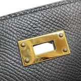 エルメス HERMES ケリートゥーゴー Y刻 ブラック ゴールド金具 ヴォーエプソン エプソン レディース ショルダーバッグ