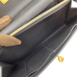 エルメス HERMES ケリートゥーゴー Y刻 ブラック ゴールド金具 ヴォーエプソン エプソン レディース ショルダーバッグ