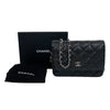 シャネル CHANEL マトラッセミニチェーンウォレット AP1649 ブラック/シルバー金具 キャビアスキン レディース ショルダーバッグ