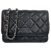 シャネル CHANEL マトラッセミニチェーンウォレット AP1649 ブラック/シルバー金具 キャビアスキン レディース ショルダーバッグ