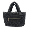 シャネル CHANEL コココクーン トートPM A48610 13番 ブラック ナイロン レディース ハンドバッグ
