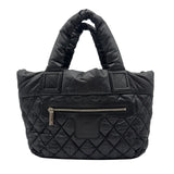 シャネル CHANEL コココクーン トートPM A48610 13番 ブラック ナイロン レディース ハンドバッグ
