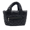 シャネル CHANEL コココクーン トートPM A48610 ブラック ナイロン レディース ハンドバッグ