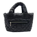 シャネル CHANEL コココクーン トートPM A48610 ブラック ナイロン レディース ハンドバッグ