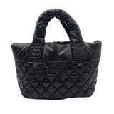 シャネル CHANEL コココクーン トートPM A48610 ブラック ナイロン レディース ハンドバッグ