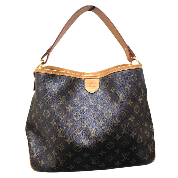 ルイヴィトン トートバッグ☆美品 ルイ・ヴィトン LOUIS VUITTON ディライトフルPM M50154 ブラウン PVC