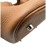 エルメス HERMES ピコタンロックMM W刻 ゴールド シルバー金具 トリヨン レディース ハンドバッグ