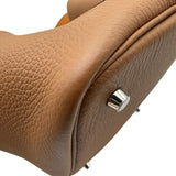 エルメス HERMES ピコタンロックMM W刻 ゴールド シルバー金具 トリヨン レディース ハンドバッグ