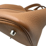 エルメス HERMES ピコタンロックMM W刻 ゴールド シルバー金具 トリヨン レディース ハンドバッグ