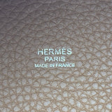 エルメス HERMES ピコタンロックMM W刻 ゴールド シルバー金具 トリヨン レディース ハンドバッグ