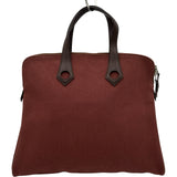 エルメス HERMES サックイブーMM □J刻印 ルージュアッシュ/エベンヌ シルバー金具 トワル/スイフト レディース ハンドバッグ