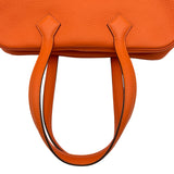 エルメス HERMES ヴィクトリア2 35 T刻印 オレンジポピー シルバー金具 トリヨン レディース ハンドバッグ
