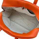 エルメス HERMES ヴィクトリア2 35 T刻印 オレンジポピー シルバー金具 トリヨン レディース ハンドバッグ