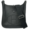 エルメス HERMES エヴリン3PM U刻印 ブラック/シルバー金具 トリヨン レディース ショルダーバッグ