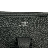 エルメス HERMES エヴリン3PM U刻印 ブラック/シルバー金具 トリヨン レディース ショルダーバッグ