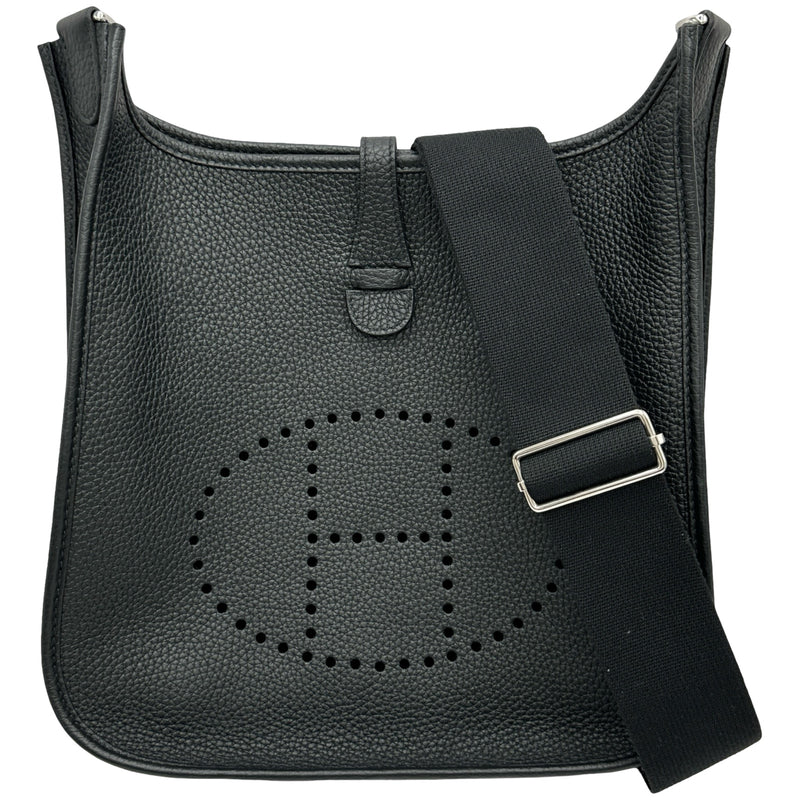 エルメス HERMES エヴリン3PM U刻印 ブラック/シルバー金具 トリヨン