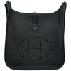 エルメス HERMES エヴリン3PM U刻印 ブラック/シルバー金具 トリヨン レディース ショルダーバッグ