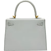 エルメス HERMES ケリー25 外縫い パーソナルオーダー Y刻印 パールグレー/ヴェールヴェールティゴ エプソン レディース ハンドバッグ