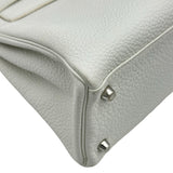 エルメス HERMES ケリー28 内縫い □Q刻印 ホワイト シルバー金具 トゴ レディース ショルダーバッグ