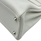 エルメス HERMES ケリー28 内縫い □Q刻印 ホワイト シルバー金具 トゴ レディース ショルダーバッグ