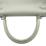 エルメス HERMES ケリー28 内縫い □Q刻印 ホワイト シルバー金具 トゴ レディース ショルダーバッグ