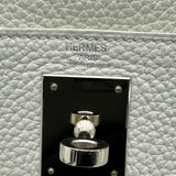 エルメス HERMES ケリー28 内縫い □Q刻印 ホワイト シルバー金具 トゴ レディース ショルダーバッグ