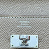 エルメス HERMES ケリーロングウォレット ▢O刻印 エトゥープ シルバー金具 エプソン レディース 長財布