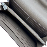 エルメス HERMES ケリーロングウォレット ▢O刻印 エトゥープ シルバー金具 エプソン レディース 長財布