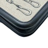 エルメス HERMES コンスタンス3 24 C刻印 ブラック/ホワイト/シルバー金具 デジュネ/トワル レディース ショルダーバッグ