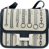 エルメス HERMES コンスタンス3 24 C刻印 ブラック/ホワイト/シルバー金具 デジュネ/トワル レディース ショルダーバッグ