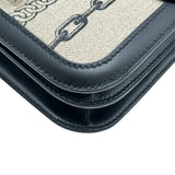 エルメス HERMES コンスタンス3 24 C刻印 ブラック/ホワイト/シルバー金具 デジュネ/トワル レディース ショルダーバッグ
