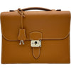 エルメス HERMES サックアデペッシュ27 L刻印 ゴールド シルバー金具 エプソン レディース ハンドバッグ