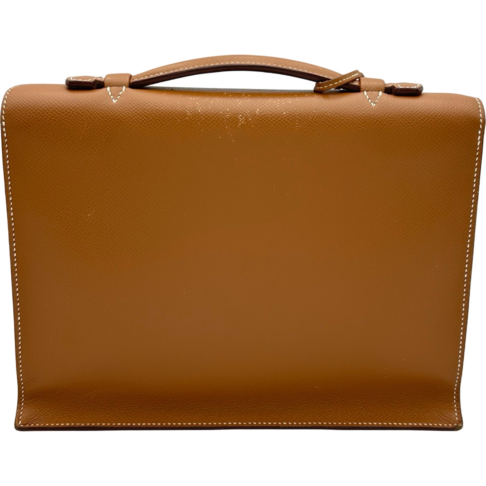 エルメス HERMES サックアデペッシュ27 L刻印 ゴールド シルバー金具