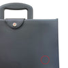 エルメス HERMES トリビューン B刻 ブラック/シルバー金具 ボックスカーフ メンズ ビジネスバッグ