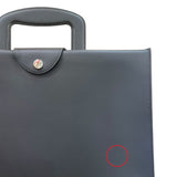 エルメス HERMES トリビューン B刻 ブラック/シルバー金具 ボックスカーフ メンズ ビジネスバッグ