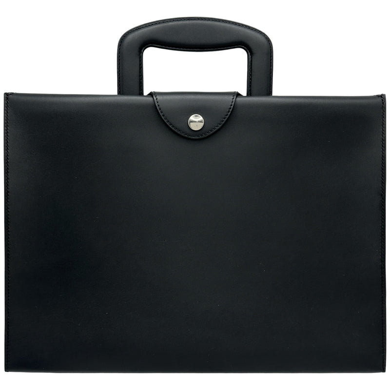 HERMES ビジネスバッグ ブラック エルメス HERMES トリビューン B刻 ブラック/シルバー金具 ボックス